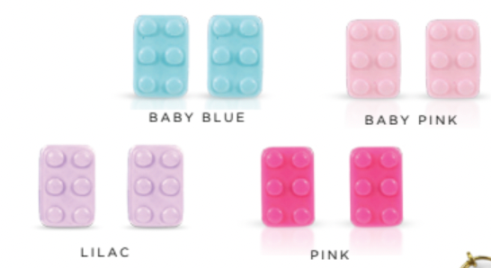 Lego Earrings